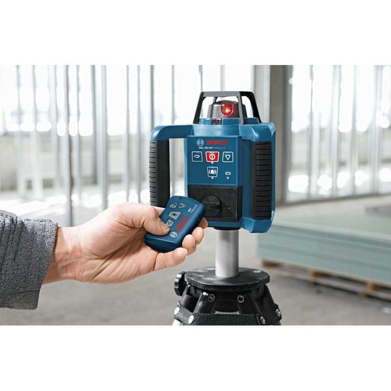 Bosch GRL 250 HV Nivela rotativa, receptor 125m, precizie 0.1 mm/m