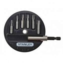 Stanley 1-68-739 Set 7 piese1/4" - Torx: T10, T15, T20, T25, T30, T40 + adaptor magnetic