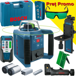 BOSCH GRL 300 HVG Nivela laser rotativa cu laser VERDE (300 m)