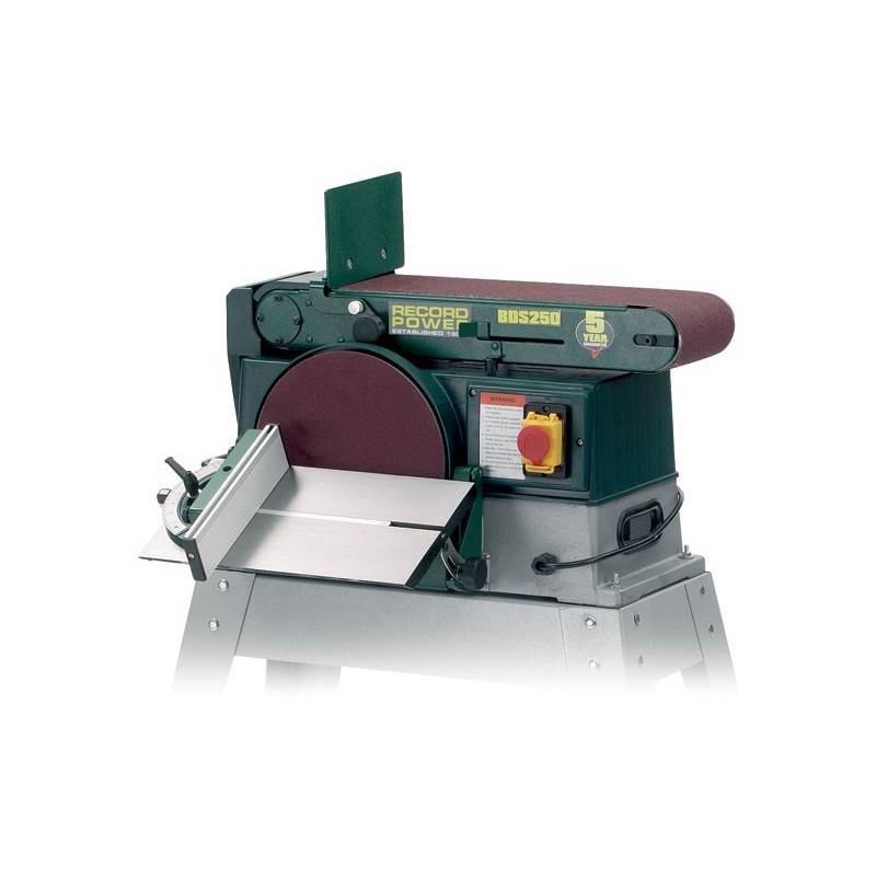 RECORD POWER BDS250-EP Masina de slefuit cu banda si disc 800 W
