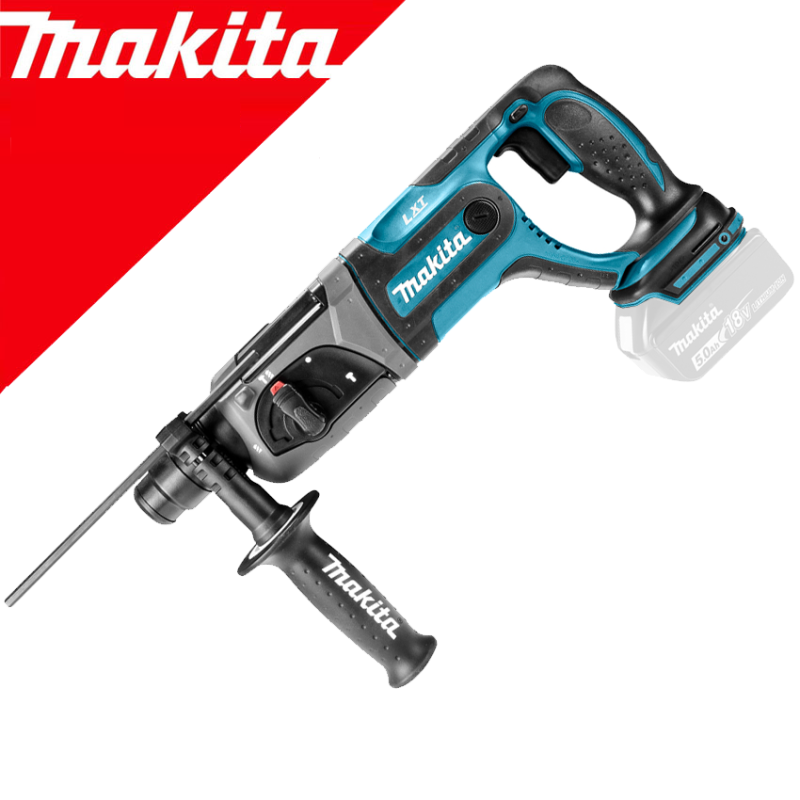 MAKITA DHR241Z Ciocan rotopercutor Li-Ion, 18V, 2J fara acumulator in set (SOLO)