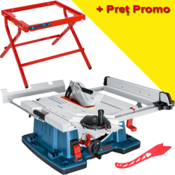 BOSCH GTS 10 XC Ferastrau circular de banc 2100 W + GTA 6000 Masa de lucru