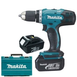 MAKITA DDF453RFE Masina de gaurit si insurubat cu 2 acumulatori Li-Ion, 18V, 3Ah, 42Nm