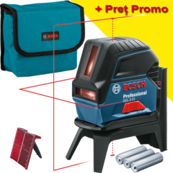 BOSCH GCL 2-15 + RM 1 Nivela laser cu linii (15 m) + Suport professional