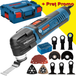 BOSCH GOP 30-28 Multicutter 300 W + Accesorii + L-BOXX 136