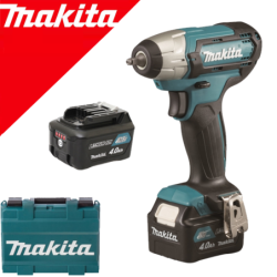 MAKITA TW060DSME Masina de insurubat cu impact, cu 2 acumulatori Li-Ion, 12V, 4Ah, 60Nm
