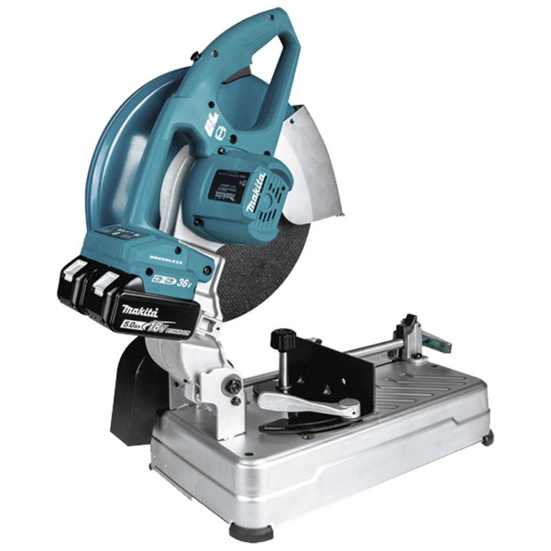 MAKITA DLW140PT2 Debitator de metale brushless cu 2 acumulatori Li-Ion, 18V, 5Ah