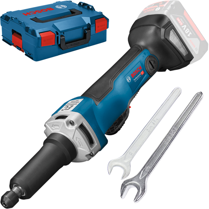 BOSCH GGS 18V-23 PLC (SOLO) Polizor drept Li-Ion, fara acumulator in set + L-BOXX