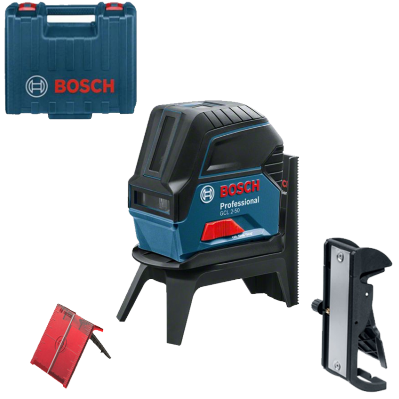 BOSCH GCL 2-50 + RM 1 Nivela laser cu linii (15 m) + Suport professional BOSCH GCL 2-50 + RM 1 Nivela laser cu linii (15 m) + Suport professional