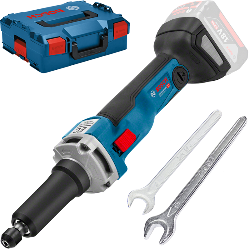 BOSCH GGS 18V-23 LC (SOLO) Polizor drept Li-Ion, fara acumulator in set + L-BOXX