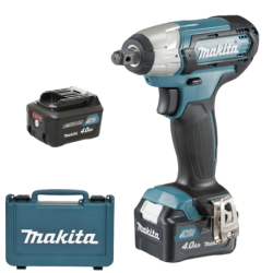 MAKITA TW141DSME Masina de insurubat cu impact cu 2 acumulatori Li-Ion, 12V, 4Ah, 140Nm