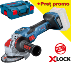 BOSCH GWX 18V-15 SC (SOLO) Polizor unghiular cu regulator brushless BITURBO, Li-Ion, diametru disc 125 mm, fara acumulator in se