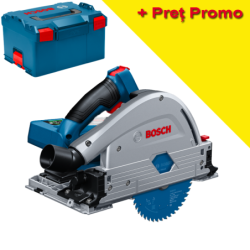 BOSCH GKT 18V-52 GC (SOLO) Ferastrau circular brushless BITURBO, Li-Ion, fara acumulator in set + L-BOXX