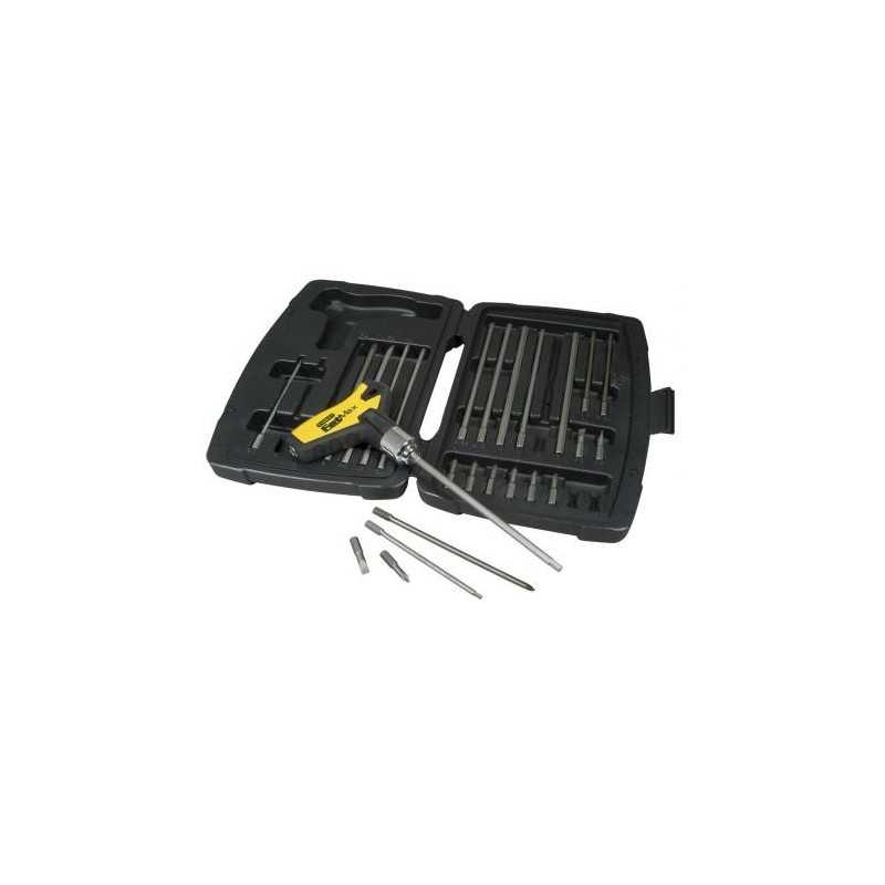 Stanley 0-79-153 Set de 27 biti cu maner in forma de t FATMAX PZ, PH