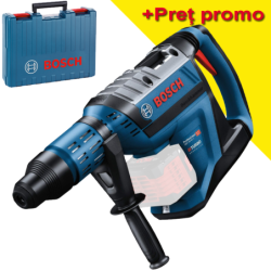 BOSCH GBH 18V-45 C (SOLO) Ciocan rotopercutor SDS-MAX brushless BITURBO, Li-Ion, 12.5 J, fara acumulator in set