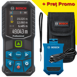 BOSCH GLM 50-27 CG Telemetru cu laser verde (50 m) + Acumulator Li-Ion, 3.7V, 1Ah