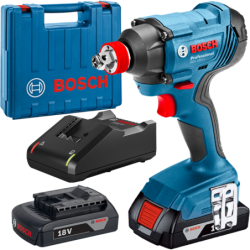 BOSCH GDX 180-LI Masina de insurubat cu impact, 18V, 180Nm, cu 2 acumulatori de 2Ah si Incarcator rapid de 4Ah in Valiza
