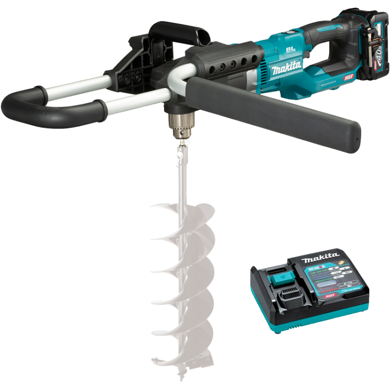 MAKITA DG001GM105 Foreza de pamant brushless, cu 1 acumulator Li-Ion, 40V XGT, 4Ah + Incarcator