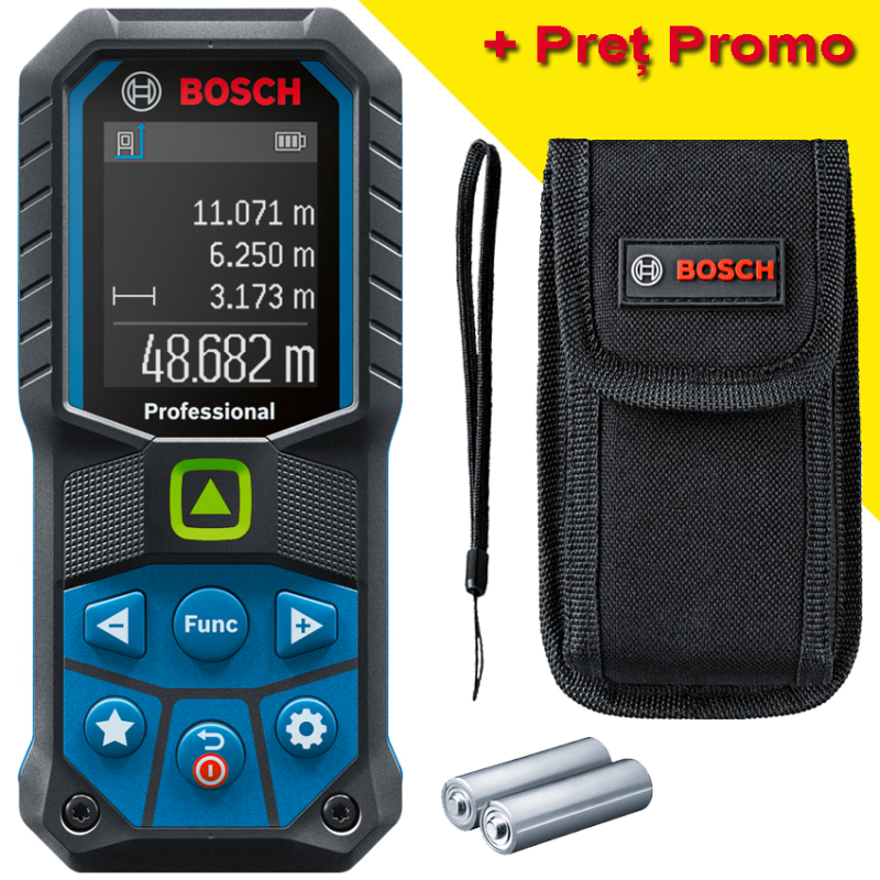 BOSCH GLM 50-25 G Telemetru cu laser verde (50 m)