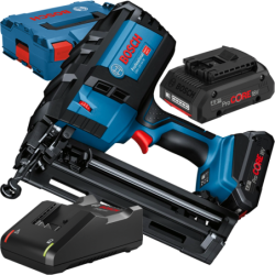 BOSCH GNH 18V-64 M Pistol de impuscat cuie Li-Ion cu 2 acumulatori 4Ah ProCore + L-BOXX