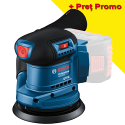 BOSCH GEX 185-LI (SOLO) Slefuitor excentric brushless Li-Ion, fara acumulator in set