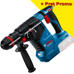BOSCH GBH 187-LI One Chuck (SOLO) Ciocan rotopercutor brushless, Li-Ion, 2.4J, fara acumulator in set