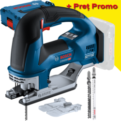 BOSCH GST 18V-155 BC (SOLO) Ferastrau vertical brushless Li-Ion + L-BOXX, fara acumulator in set