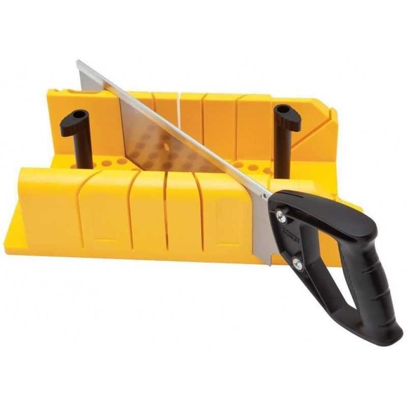 Stanley 1-20-600 Dispozitiv de taiat in unghi cu cleme si ferastrau, 90°, 45°, 22.5°, 95x143x350mm