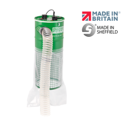 RECORD POWER CGV286-3-WALL Extractor compact de montat pe perete cu 2 metri de furtun, 2x1000W, 108L