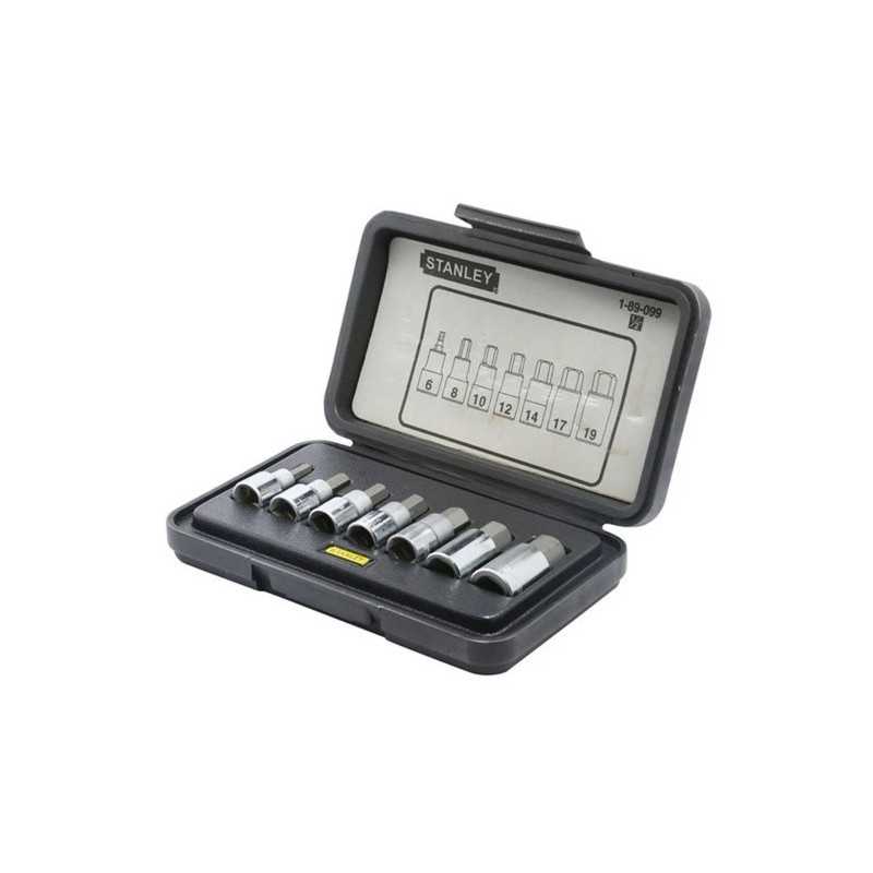 Stanley 1-89-099 Trusa 7 piese tubulare 1/2" cu cap imbus