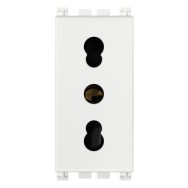 Vimar Buton cu revenire, 2P, 1 modul, alb