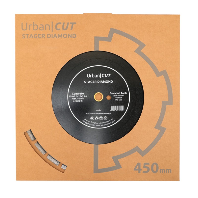 Stager URBAN CUT Disc diamantat 450x3.2x10x25.4-P pentru beton/asfalt