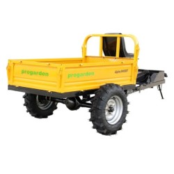 ProGARDEN Alpine RM500T Remorca cu tractiune G2, 500kg, 1 osie, prindere bolt pentru motocultor, roti profil agricol 6.00-12