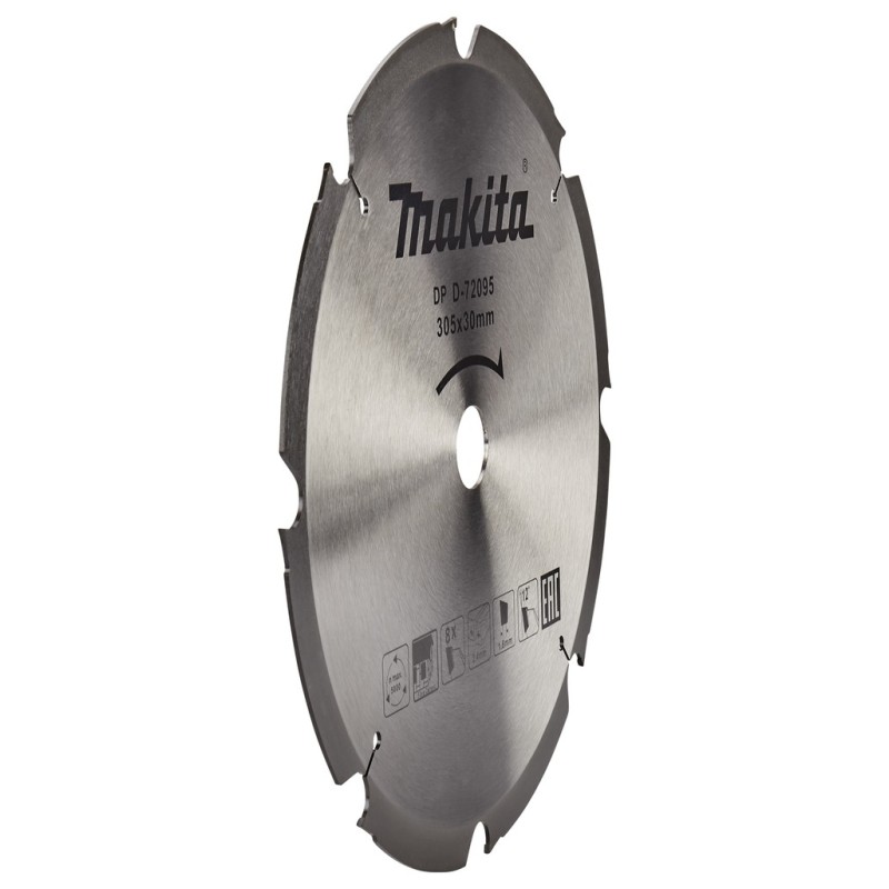 Makita D-72095 Panza ferastrau circular fibrociment, 305x30x2.4mm, 8T