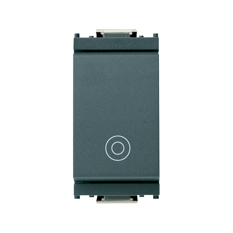 Vimar Buton cu revenire, 10A, 250V, 1P NO, gri