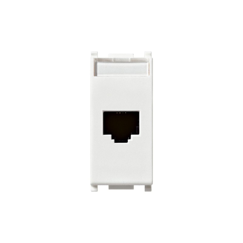 Vimar Priza RJ45, UTP, 1modul, alb