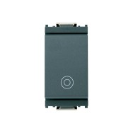 Vimar 16080 Buton cu revenire, 10A, 250, 1P NO, gri