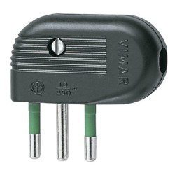 Vimar 01041 Stecher 10A, 250V, 3P, negru