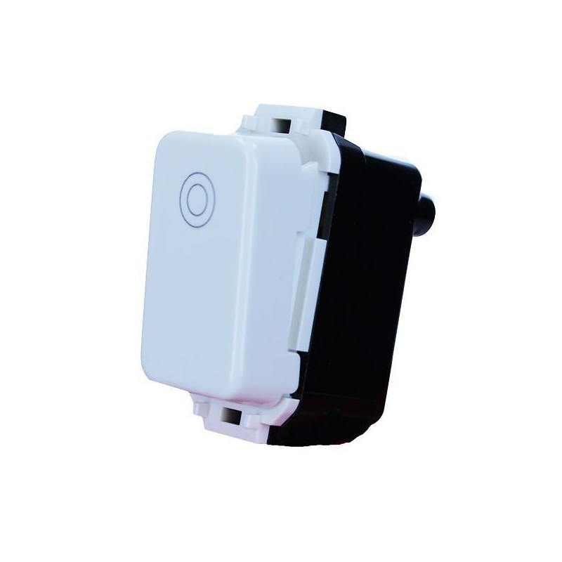 Vimar 10235 Buton cu revenire, 10A, 250V, 1P NO, alb