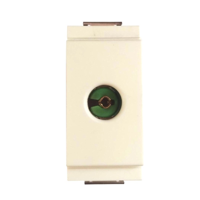 Vimar Priza modulara 10A, 250A, 1P NO, alb