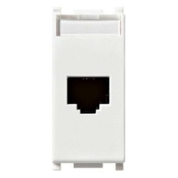 Vimar 14338 adaptor, RJ45, 10A, 235V, alb