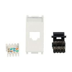 Vimar 14338 adaptor, RJ45, 10A, 235V, alb