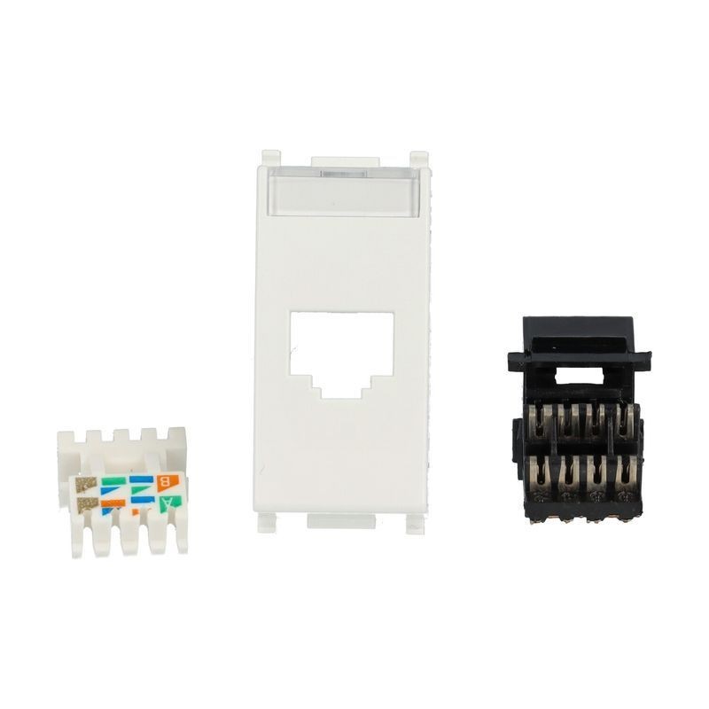 Vimar 14338 adaptor, RJ45, 10A, 235V, alb