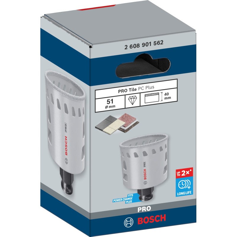 Bosch Carota PRO Tile PC Plus, 51 mm, HS