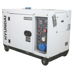 Generator de curent monofazat cu motor diesel Hyundai DHY-8600SE