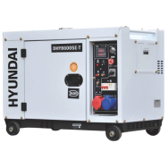 Generator de curent trifazat cu motor diesel Hyundai DHY8600SE-T