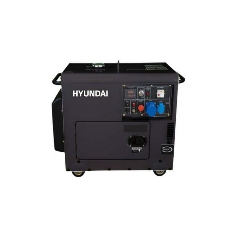Generator de curent trifazat cu motor diesel Hyundai DHY8601SE-T