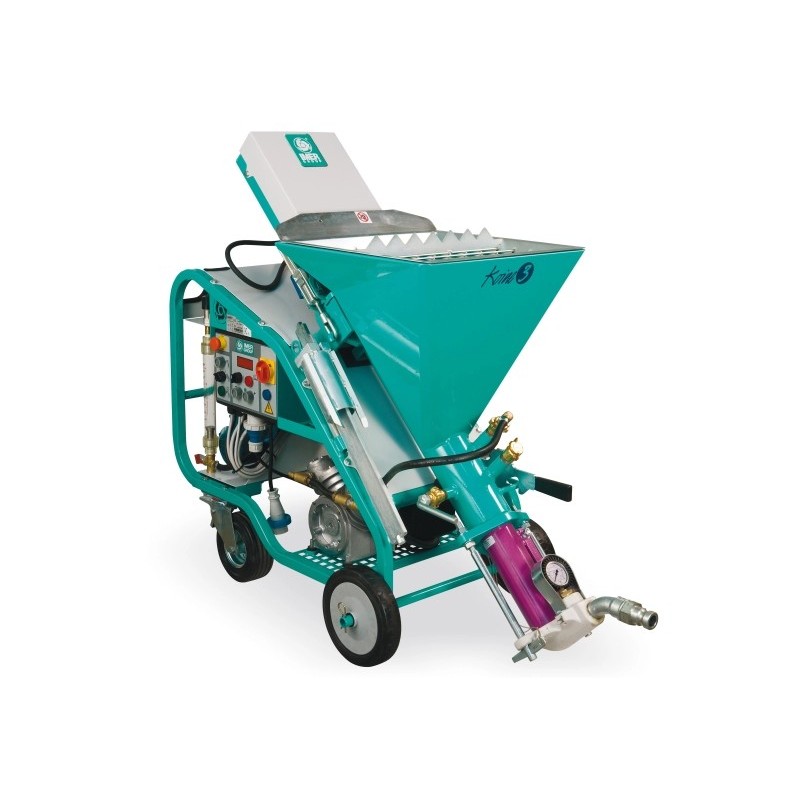 Masina de tencuit Imer Koine 3 230V debit 8-11-14-17 l/min materiale preamestecate