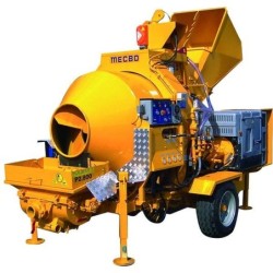 Pompa de beton MECBO FATTORINO P2.800/500D Kohler 50cp/15mc/h (radiocomanda+pachet pompare)