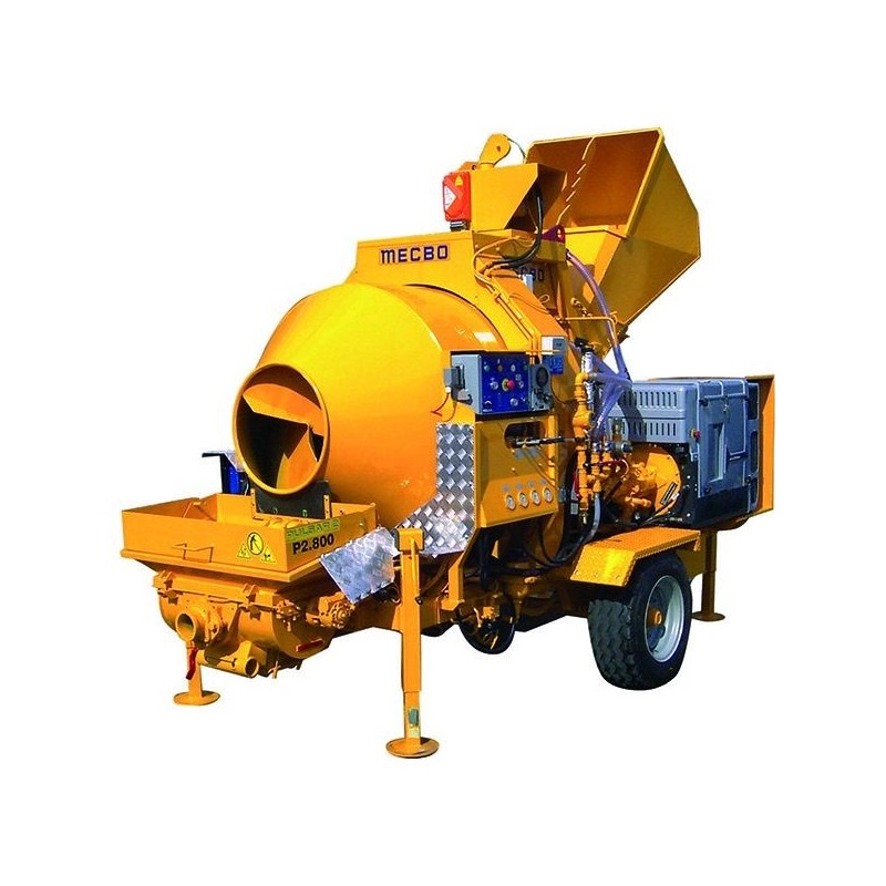 Pompa de beton MECBO FATTORINO P2.800/500D Kohler 50cp/15mc/h (radiocomanda+pachet pompare)